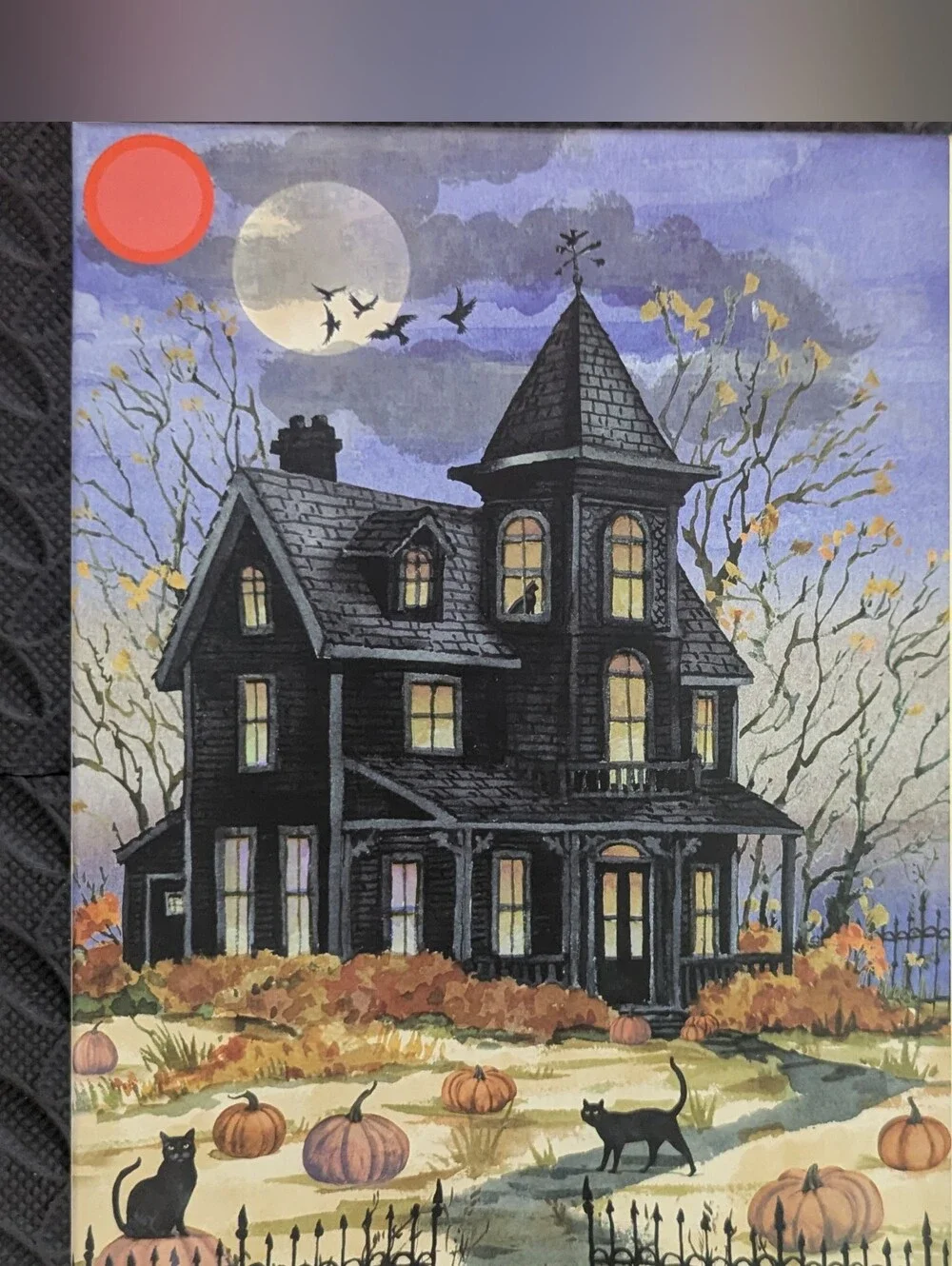 New - 1000 Piece Werkshoppe Puzzle - Black Cat Manor